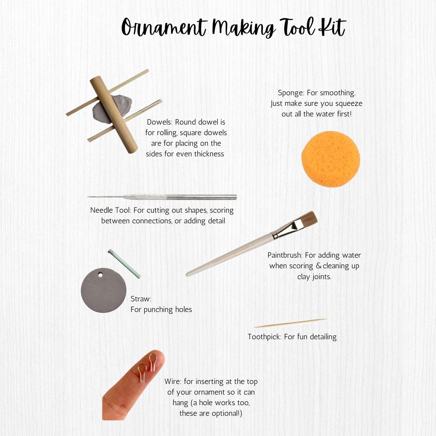 Take-Home Ceramic Ornament Kit (Locals Only)