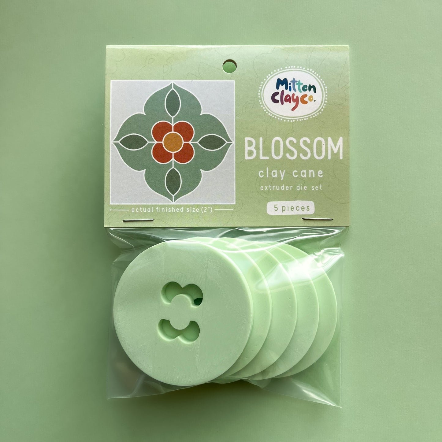 BLOSSOM Clay Cane Extruder Dies (5 pieces)