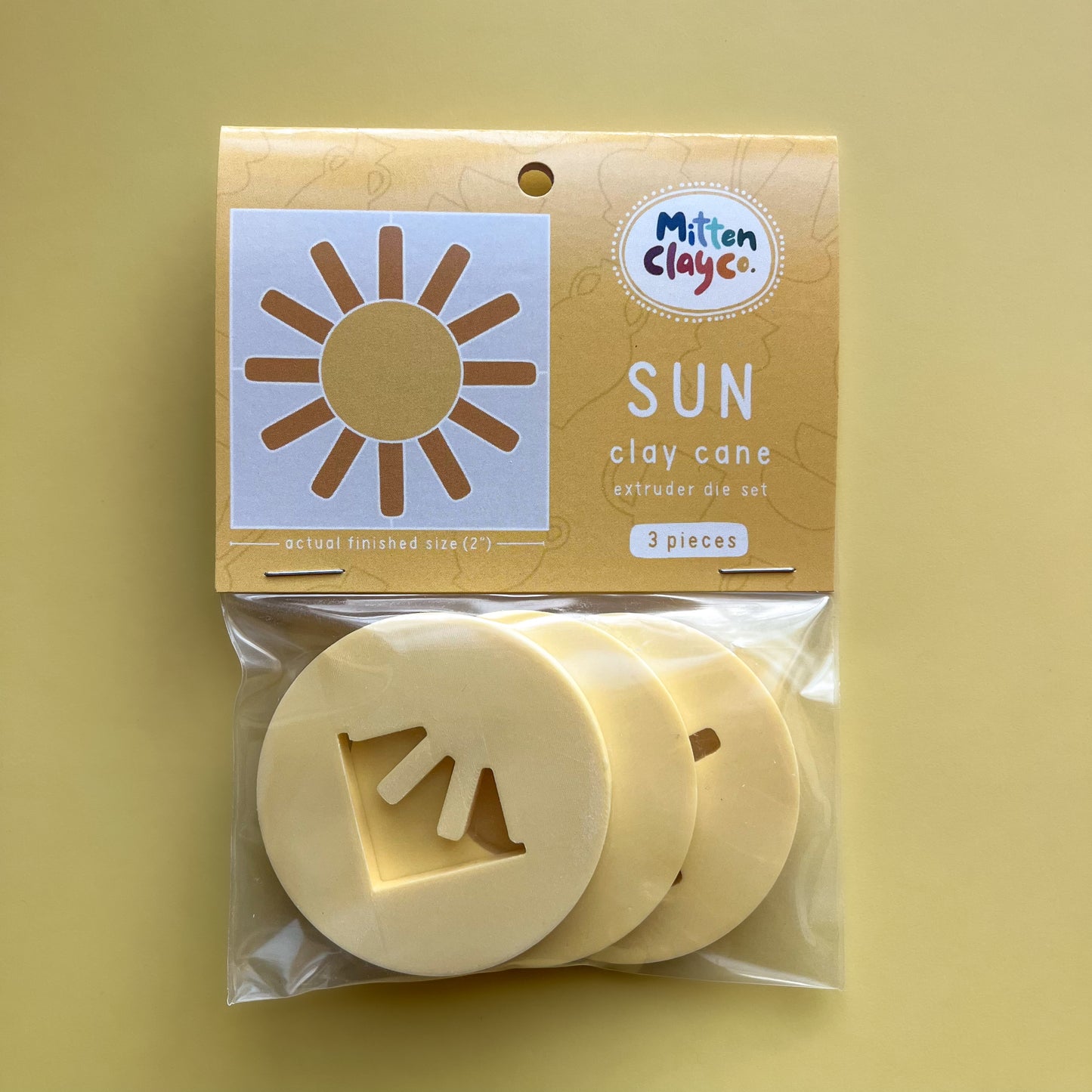 SUN Clay Cane Extruder Dies (3 pieces)
